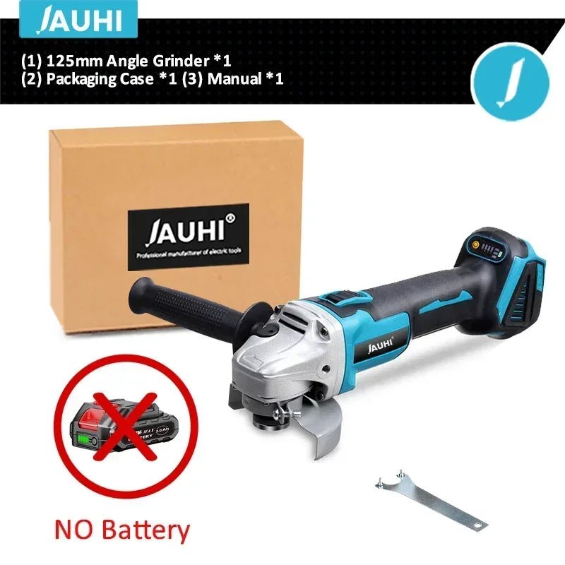 Makita – meuleuse d'angle électrique sans fil, 125mm, 20000 tr/min, Rechargeable, 4 vitesses, rectifieuse, Machine de découpe pour batterie 18V - FATAONMakita – meuleuse d'angle électrique sans fil, 125mm, 20000 tr/min, Rechargeable, 4 vitesses, rectifieuse, Machine de découpe pour batterie 18VOutils & PerformanceFATAON