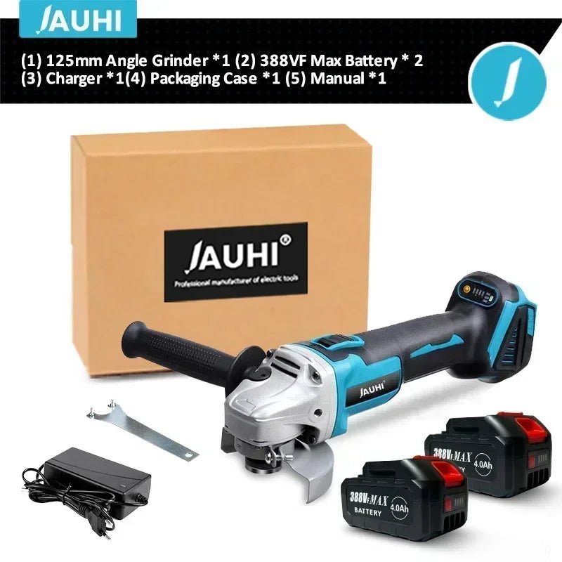 Makita – meuleuse d'angle électrique sans fil, 125mm, 20000 tr/min, Rechargeable, 4 vitesses, rectifieuse, Machine de découpe pour batterie 18V - FATAONMakita – meuleuse d'angle électrique sans fil, 125mm, 20000 tr/min, Rechargeable, 4 vitesses, rectifieuse, Machine de découpe pour batterie 18VOutils & PerformanceFATAON