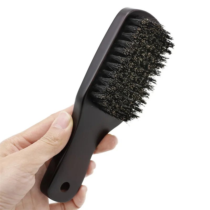 Manche en bois poils de sanglier barbe brosse outil de rasage brosse à cheveux en bois courbé hommes barbe rasage brosse coiffeur moustache brosses - FATAONManche en bois poils de sanglier barbe brosse outil de rasage brosse à cheveux en bois courbé hommes barbe rasage brosse coiffeur moustache brossesBeauté HommeFATAON