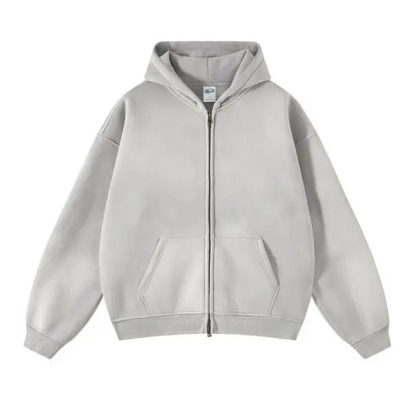 MAQVOB Vêtements de luxe de haute qualité, streetwear, vente en gros, tailles Euro et US, sweat à capuche entièrement zippé, lavé, teinture batik, printemps-automne - FATAONMAQVOB Vêtements de luxe de haute qualité, streetwear, vente en gros, tailles Euro et US, sweat à capuche entièrement zippé, lavé, teinture batik, printemps-automneMode HommeFATAON