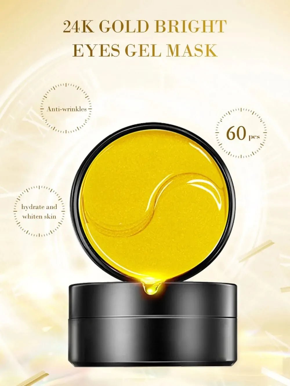 Masque Hydratant Doré pour les Yeux — Anti-Cernes, Anti-Rides & Éclat - FATAONMasque Hydratant Doré pour les Yeux — Anti-Cernes, Anti-Rides & ÉclatBeauté femmeFATAON