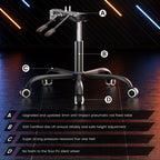 Massage Gaming Chair, Video Game Chair with Footrest and Lumbar Support, Ergonomic Computer Chair Height Adjustable with Swivel Seat and Headrest, White - Fix & GoMassage Gaming Chair, Video Game Chair with Footrest and Lumbar Support, Ergonomic Computer Chair Height Adjustable with Swivel Seat and Headrest, WhiteFix & Go