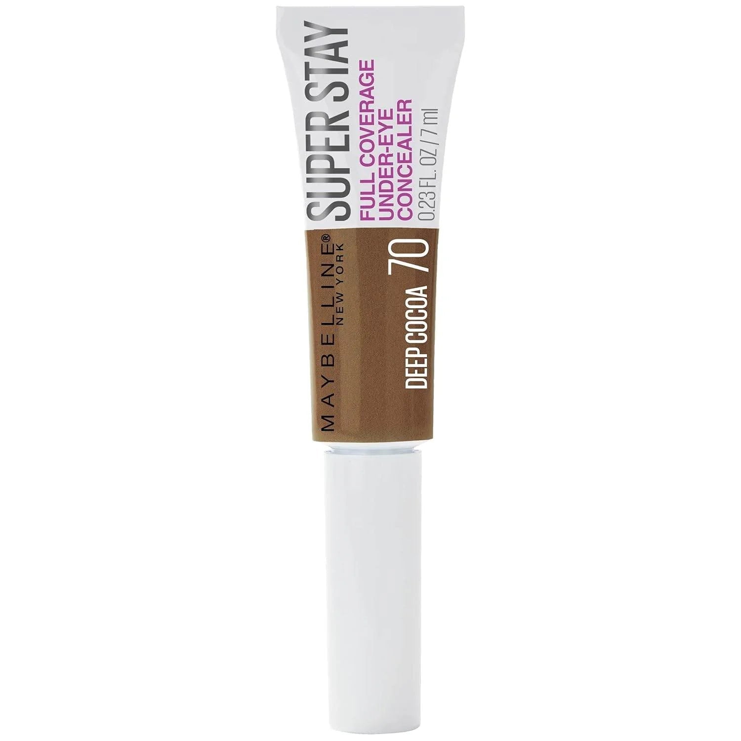 Maybelline Super Stay Super Stay Full Coverage, Brightening, Long Lasting, Under - Eye Concealer Liquid Makeup Forup to 24H Wear, with Paddle Applicator, Deep Cocoa, 0.23 Fl. Oz. - Fix & GoMaybelline Super Stay Super Stay Full Coverage, Brightening, Long Lasting, Under - Eye Concealer Liquid Makeup Forup to 24H Wear, with Paddle Applicator, Deep Cocoa, 0.23 Fl. Oz.Fix & Go