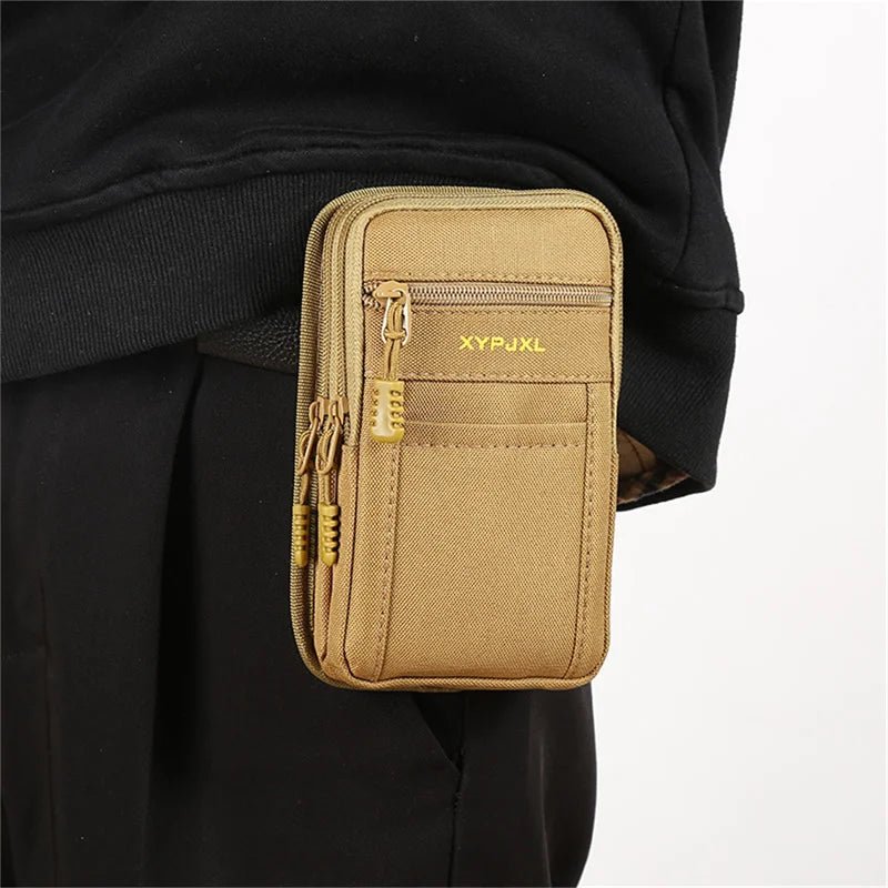Men Bag Universal Multi-color Vertical Black Portable Belt Change Key Hanging Waist Storage Bags Mobile Phone Waist Bag - FATAONMen Bag Universal Multi-color Vertical Black Portable Belt Change Key Hanging Waist Storage Bags Mobile Phone Waist BagMode HommeFATAON