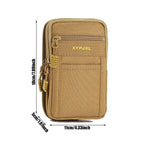 Men Bag Universal Multi-color Vertical Black Portable Belt Change Key Hanging Waist Storage Bags Mobile Phone Waist Bag - FATAONMen Bag Universal Multi-color Vertical Black Portable Belt Change Key Hanging Waist Storage Bags Mobile Phone Waist BagMode HommeFATAON