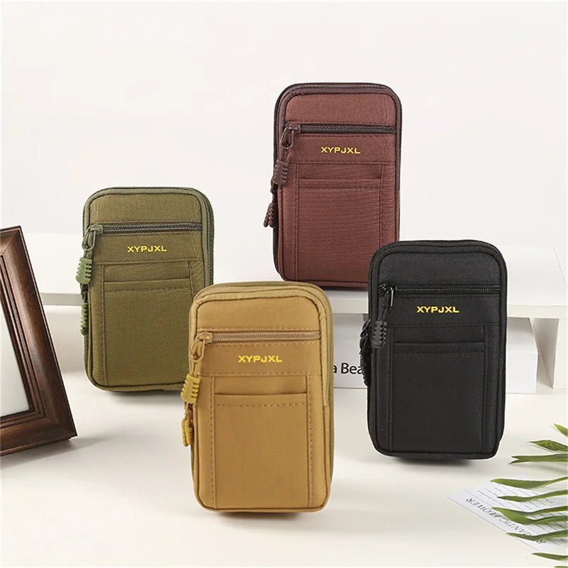 Men Bag Universal Multi-color Vertical Black Portable Belt Change Key Hanging Waist Storage Bags Mobile Phone Waist Bag - FATAONMen Bag Universal Multi-color Vertical Black Portable Belt Change Key Hanging Waist Storage Bags Mobile Phone Waist BagMode HommeFATAON