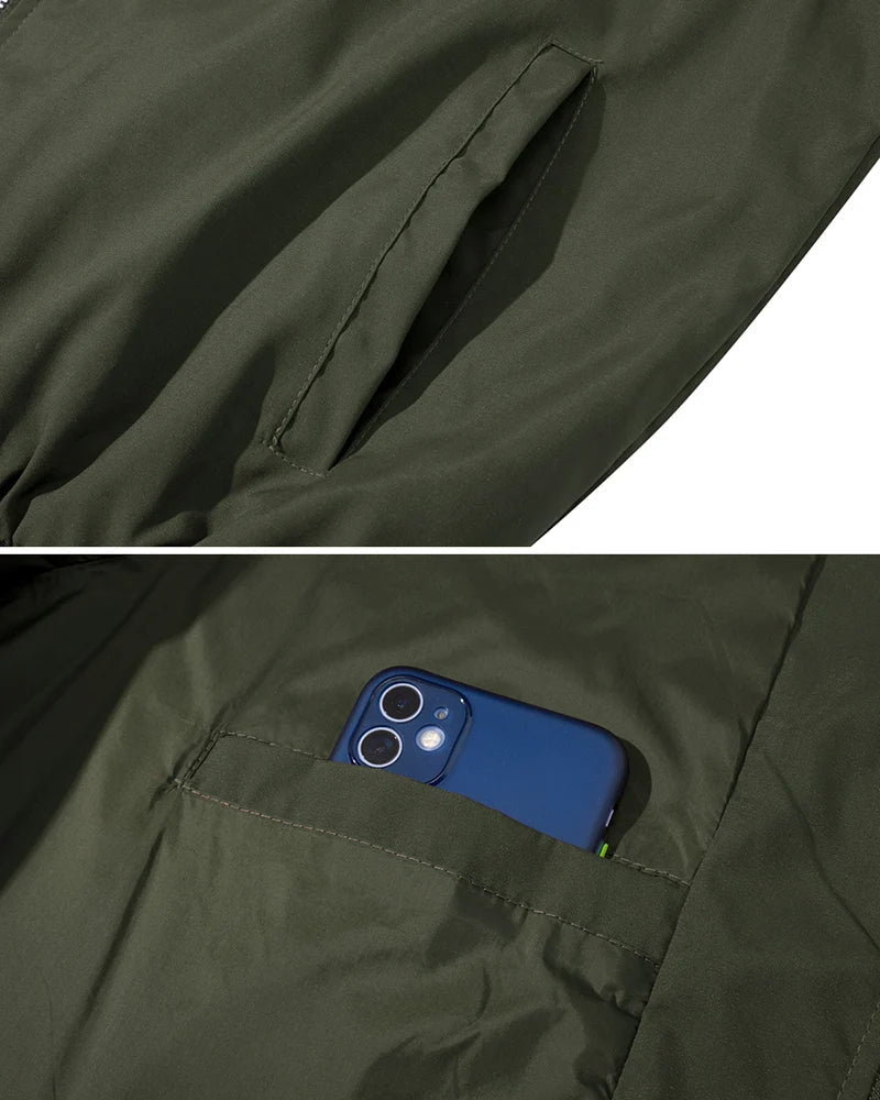 Men's Autumn Bomber Jacket Casual Spring Full Zipper Varsity Baseball Coat Fashion Lightweight Sport Track Jacket US/EU Size - FATAONMen's Autumn Bomber Jacket Casual Spring Full Zipper Varsity Baseball Coat Fashion Lightweight Sport Track Jacket US/EU SizeMode HommeFATAON