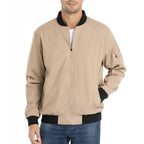 Men's Autumn Bomber Jacket Casual Spring Full Zipper Varsity Baseball Coat Fashion Lightweight Sport Track Jacket US/EU Size - FATAONMen's Autumn Bomber Jacket Casual Spring Full Zipper Varsity Baseball Coat Fashion Lightweight Sport Track Jacket US/EU SizeMode HommeFATAON