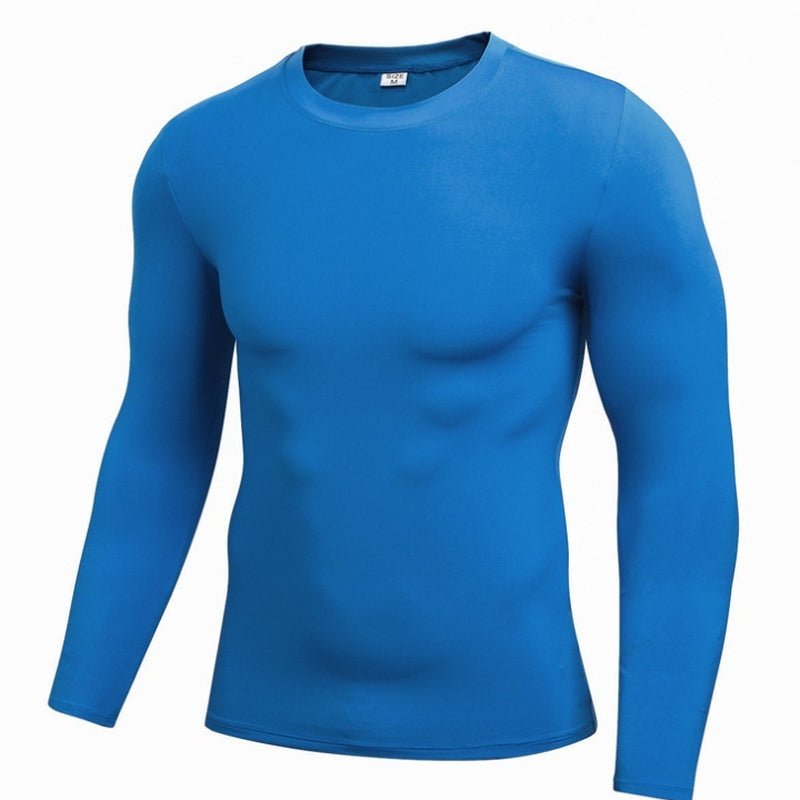 Men'S Blank Long Sleeve Compression Top - Fix & GoMen'S Blank Long Sleeve Compression TopFix & Go