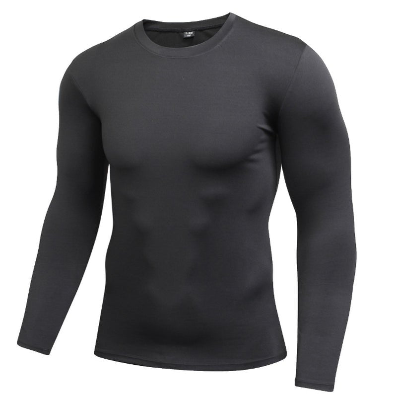 Men'S Blank Long Sleeve Compression Top - Fix & GoMen'S Blank Long Sleeve Compression TopFix & Go