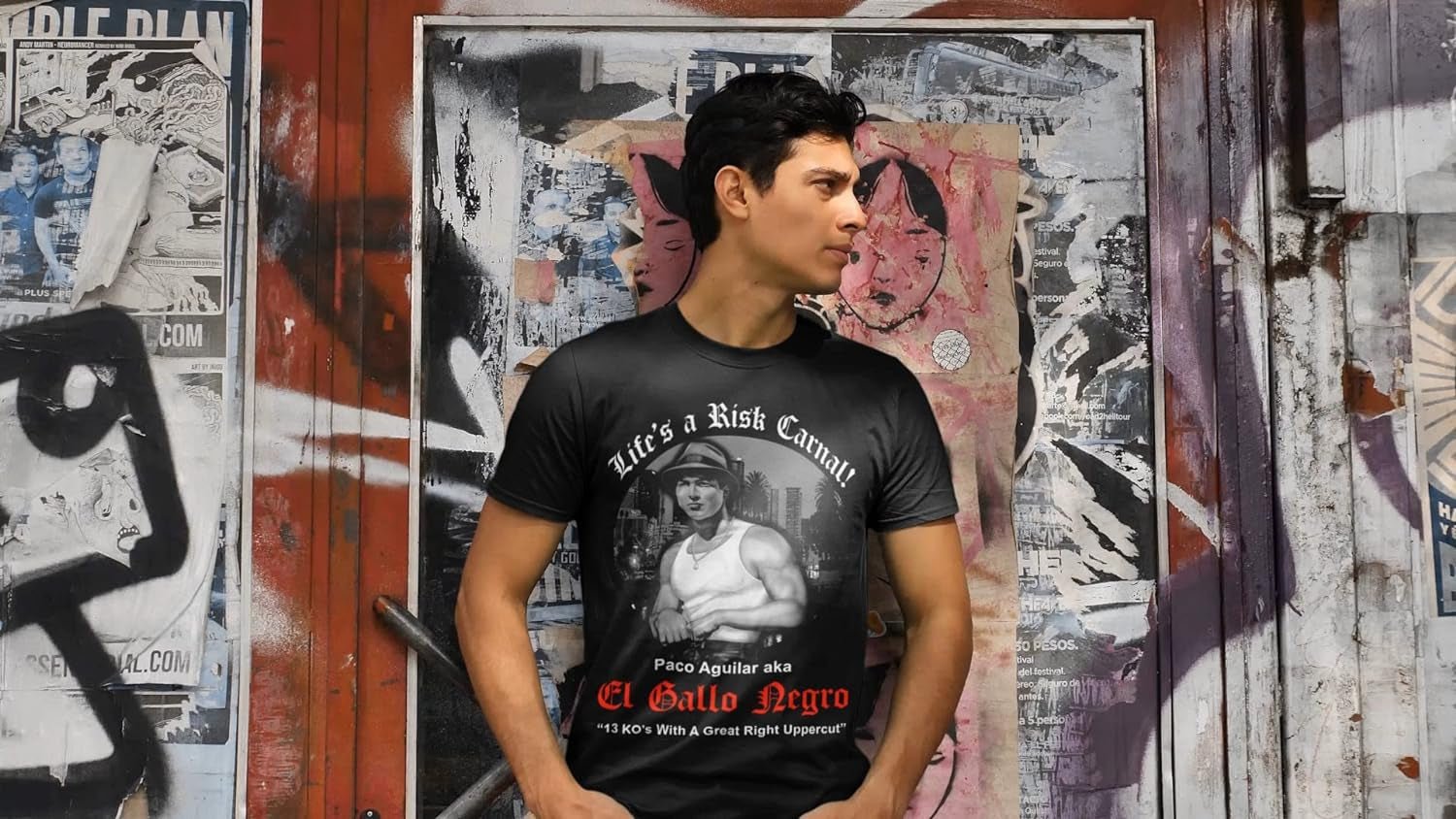 Mens Chicano Inspired Vatos Shirt Blood in Blood Out Movie Tribute Tee - Fix & GoMens Chicano Inspired Vatos Shirt Blood in Blood Out Movie Tribute TeeFix & Go