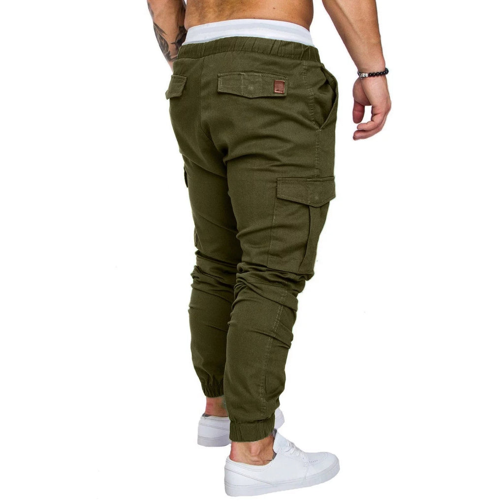 Mens Fashion Joggers Sports Pants Casual Cotton Cargo Pants Gym Sweatpants Trousers Mens Long Pants with Pocket - Fix & GoMens Fashion Joggers Sports Pants Casual Cotton Cargo Pants Gym Sweatpants Trousers Mens Long Pants with PocketFix & Go
