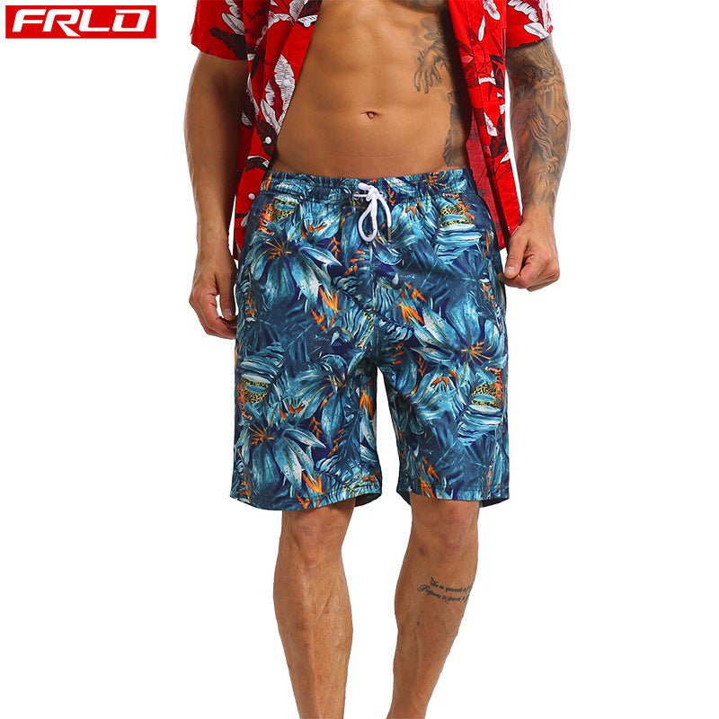 Men's Quick-Drying Beach Pants with Lining That Can Be Used in the Water, Loose and Comfortable, Boxer-Angle Fashionable Casual Pants, Beach Surfing Pants - FATAONMen's Quick-Drying Beach Pants with Lining That Can Be Used in the Water, Loose and Comfortable, Boxer-Angle Fashionable Casual Pants, Beach Surfing PantsMode HommeFATAON