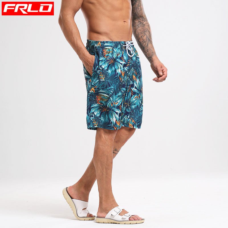 Men's Quick-Drying Beach Pants with Lining That Can Be Used in the Water, Loose and Comfortable, Boxer-Angle Fashionable Casual Pants, Beach Surfing Pants - FATAONMen's Quick-Drying Beach Pants with Lining That Can Be Used in the Water, Loose and Comfortable, Boxer-Angle Fashionable Casual Pants, Beach Surfing PantsMode HommeFATAON