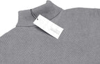 Mens Ribbed Slim Fit Knitted Pullover Casual Turtleneck Sweater - Fix & GoMens Ribbed Slim Fit Knitted Pullover Casual Turtleneck SweaterFix & Go