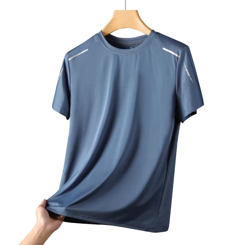 Men'S Running Quick Drying T-Shirts Breathable Hiking Fishing Tees Soft Elasticity Outdoor Sports Short Shirt Summer - Fix & GoMen'S Running Quick Drying T-Shirts Breathable Hiking Fishing Tees Soft Elasticity Outdoor Sports Short Shirt SummerFix & Go