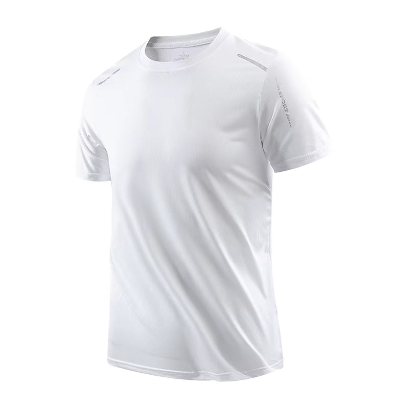 Men'S Running Quick Drying T-Shirts Breathable Hiking Fishing Tees Soft Elasticity Outdoor Sports Short Shirt Summer - Fix & GoMen'S Running Quick Drying T-Shirts Breathable Hiking Fishing Tees Soft Elasticity Outdoor Sports Short Shirt SummerFix & Go