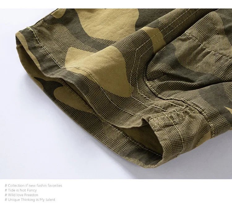 Men's Summer New Camouflage American Street Outdoor Tooling Shorts Stretch Cross-border for Amazon 9383 - FATAONMen's Summer New Camouflage American Street Outdoor Tooling Shorts Stretch Cross-border for Amazon 9383Mode HommeFATAON
