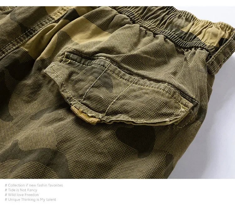 Men's Summer New Camouflage American Street Outdoor Tooling Shorts Stretch Cross-border for Amazon 9383 - FATAONMen's Summer New Camouflage American Street Outdoor Tooling Shorts Stretch Cross-border for Amazon 9383Mode HommeFATAON