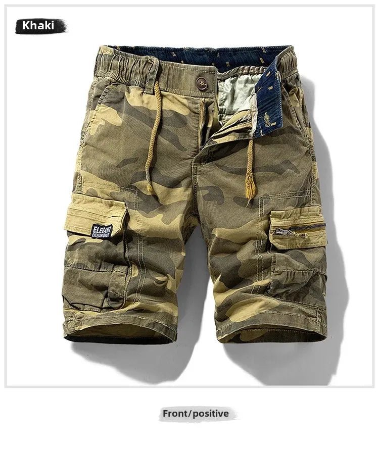 Men's Summer New Camouflage American Street Outdoor Tooling Shorts Stretch Cross-border for Amazon 9383 - FATAONMen's Summer New Camouflage American Street Outdoor Tooling Shorts Stretch Cross-border for Amazon 9383Mode HommeFATAON