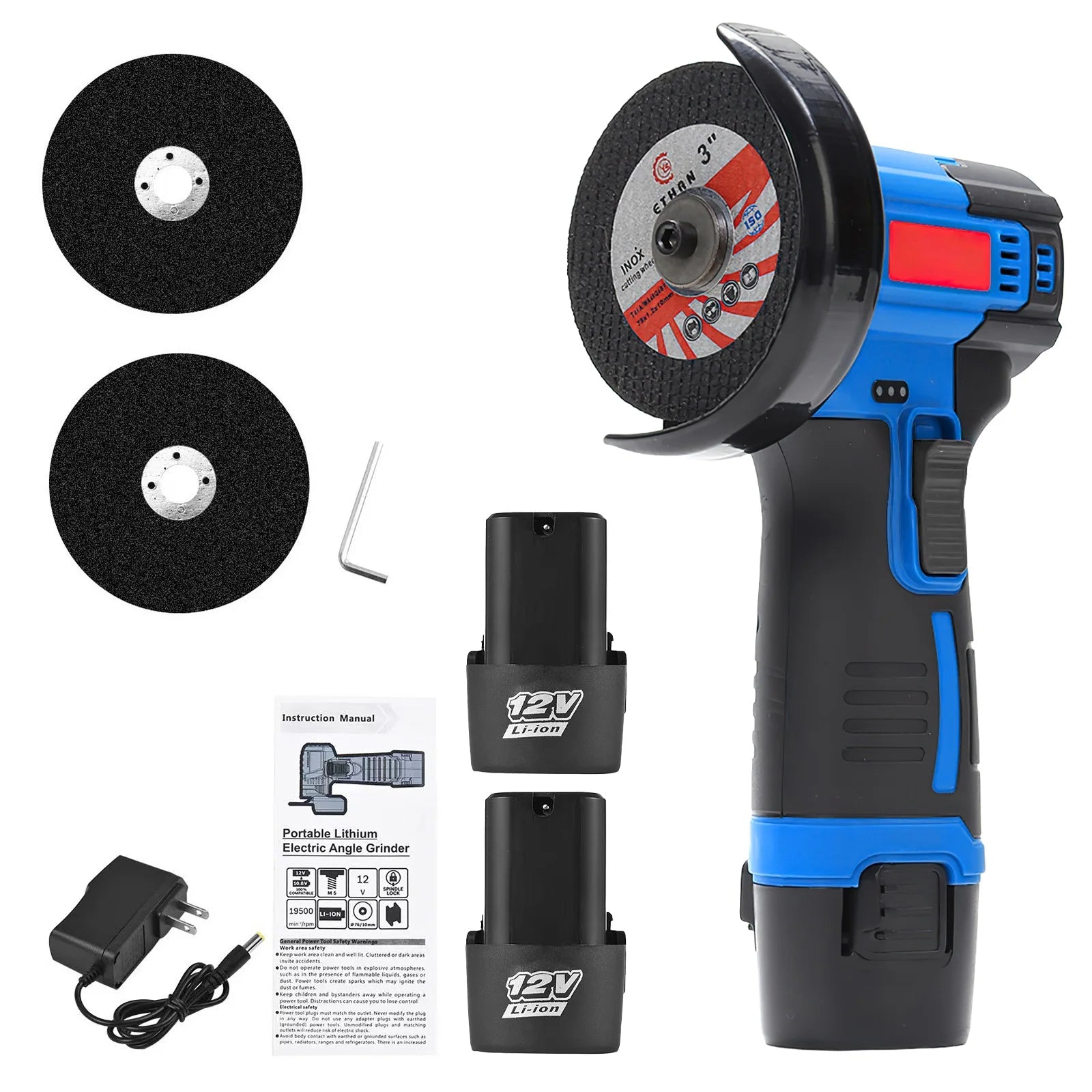 Meuleuse d'angle électrique 16.8V, Machine à polir au Lithium, Mini Machine de découpe sans balais/brosse, batterie Rechargeable - FATAONMeuleuse d'angle électrique 16.8V, Machine à polir au Lithium, Mini Machine de découpe sans balais/brosse, batterie RechargeableOutils & PerformanceFATAON