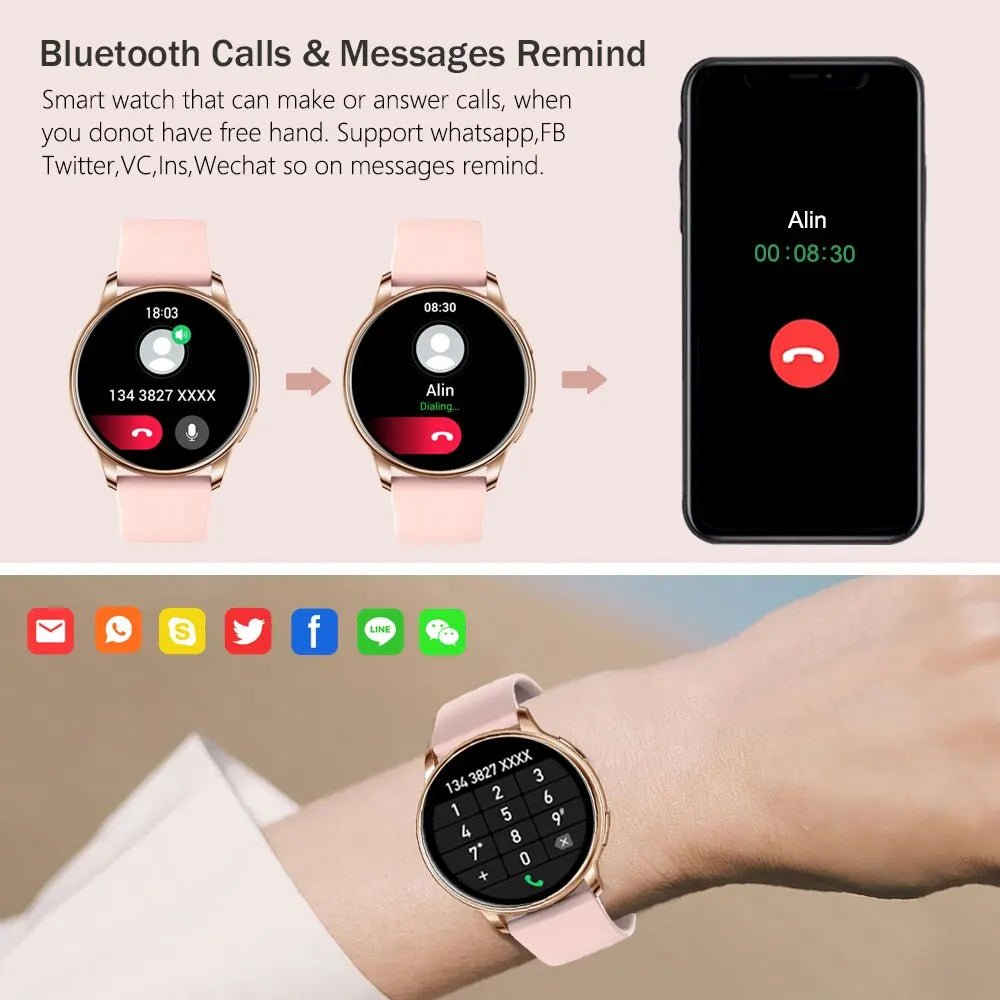 MEVADEN-Montre intelligente d'appel Bluetooth pour hommes et femmes, montres à cadran personnalisé, tracker de fitness sportif, fréquence cardiaque, Android IOS, Y22 - FATAONMEVADEN-Montre intelligente d'appel Bluetooth pour hommes et femmes, montres à cadran personnalisé, tracker de fitness sportif, fréquence cardiaque, Android IOS, Y22Technologie IntelligenteFATAON