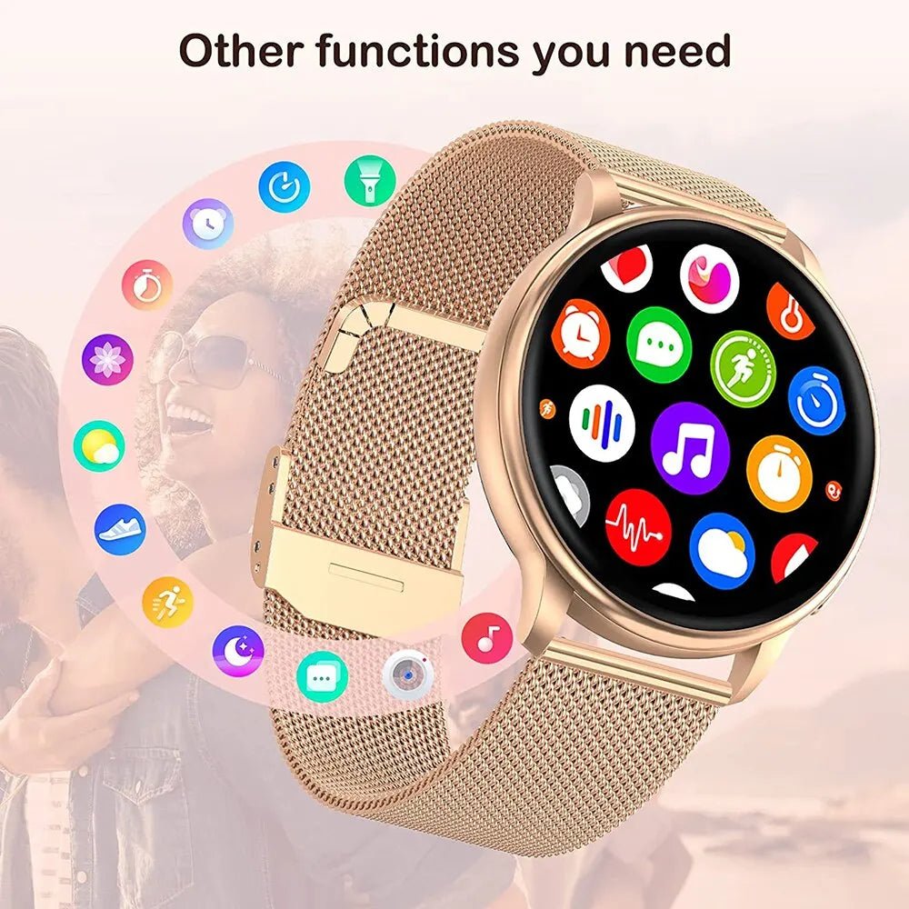 MEVADEN-Montre intelligente d'appel Bluetooth pour hommes et femmes, montres à cadran personnalisé, tracker de fitness sportif, fréquence cardiaque, Android IOS, Y22 - FATAONMEVADEN-Montre intelligente d'appel Bluetooth pour hommes et femmes, montres à cadran personnalisé, tracker de fitness sportif, fréquence cardiaque, Android IOS, Y22Technologie IntelligenteFATAON