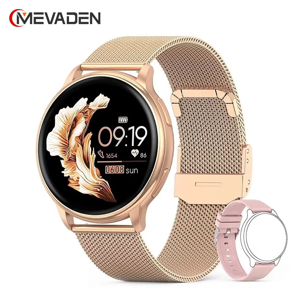 MEVADEN-Montre intelligente d'appel Bluetooth pour hommes et femmes, montres à cadran personnalisé, tracker de fitness sportif, fréquence cardiaque, Android IOS, Y22 - FATAONMEVADEN-Montre intelligente d'appel Bluetooth pour hommes et femmes, montres à cadran personnalisé, tracker de fitness sportif, fréquence cardiaque, Android IOS, Y22Technologie IntelligenteFATAON