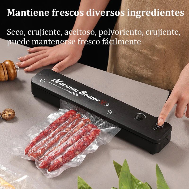 Microdata Vacuum packaging machine 220V/110V, 10 free vacuum bags, household food vacuum sealing machine, kitchen plastic sealing machine - FATAONMicrodata Vacuum packaging machine 220V/110V, 10 free vacuum bags, household food vacuum sealing machine, kitchen plastic sealing machineSolutions MaisonFATAON