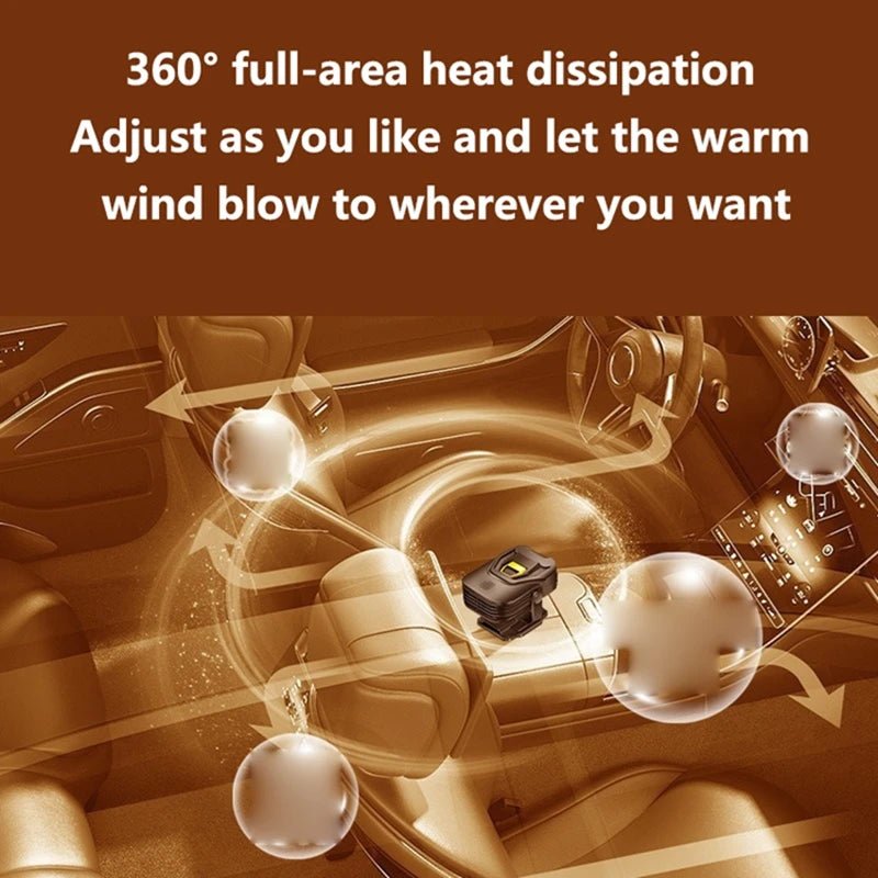 MIJIA Car Heater 12V Low Power Fast Heating Defrost Defogger Overheat Prevention Foldable Car supplies Stand for Winter - FATAONMIJIA Car Heater 12V Low Power Fast Heating Defrost Defogger Overheat Prevention Foldable Car supplies Stand for WinterAutomobile & MotoFATAON