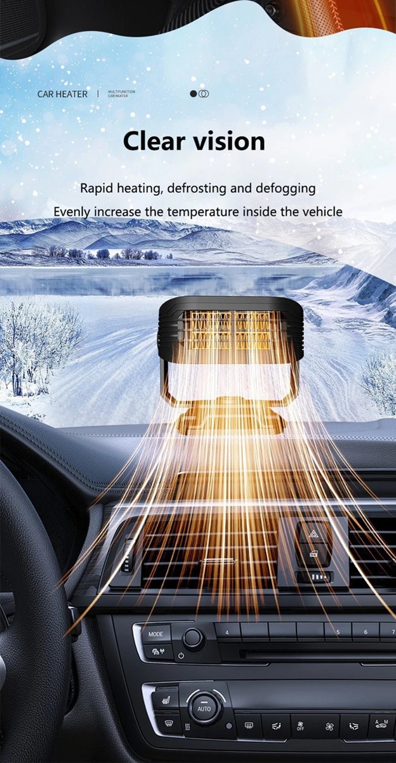 MIJIA Car Heater 12V Low Power Fast Heating Defrost Defogger Overheat Prevention Foldable Car supplies Stand for Winter - FATAONMIJIA Car Heater 12V Low Power Fast Heating Defrost Defogger Overheat Prevention Foldable Car supplies Stand for WinterAutomobile & MotoFATAON
