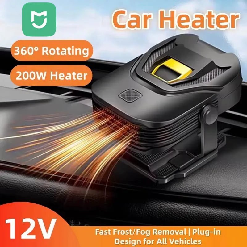 MIJIA Car Heater 12V Low Power Fast Heating Defrost Defogger Overheat Prevention Foldable Car supplies Stand for Winter - FATAONMIJIA Car Heater 12V Low Power Fast Heating Defrost Defogger Overheat Prevention Foldable Car supplies Stand for WinterAutomobile & MotoFATAON