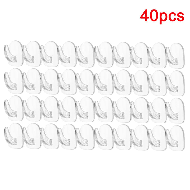 Mini crochet adhésif transparent et résistant pour porte de cuisine, miroir de salle de bain, armoire, rangement de bijoux, sans marques, sans perçage requis - FATAONMini crochet adhésif transparent et résistant pour porte de cuisine, miroir de salle de bain, armoire, rangement de bijoux, sans marques, sans perçage requisSolutions MaisonFATAON