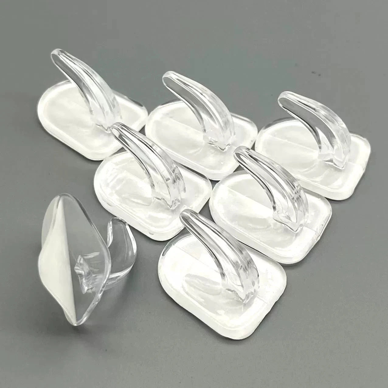 Mini crochet adhésif transparent et résistant pour porte de cuisine, miroir de salle de bain, armoire, rangement de bijoux, sans marques, sans perçage requis - FATAONMini crochet adhésif transparent et résistant pour porte de cuisine, miroir de salle de bain, armoire, rangement de bijoux, sans marques, sans perçage requisSolutions MaisonFATAON
