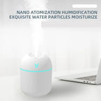Mini humidificateur d'air USB, diffuseur d'huiles essentielles d'arôme pour la maison et la voiture, brumisateur muet à ultrasons, lampe de document LED, 250ml - FATAONMini humidificateur d'air USB, diffuseur d'huiles essentielles d'arôme pour la maison et la voiture, brumisateur muet à ultrasons, lampe de document LED, 250mlSolutions MaisonFATAON