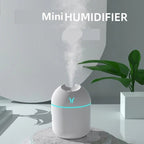 Mini humidificateur d'air USB, diffuseur d'huiles essentielles d'arôme pour la maison et la voiture, brumisateur muet à ultrasons, lampe de document LED, 250ml - FATAONMini humidificateur d'air USB, diffuseur d'huiles essentielles d'arôme pour la maison et la voiture, brumisateur muet à ultrasons, lampe de document LED, 250mlSolutions MaisonFATAON