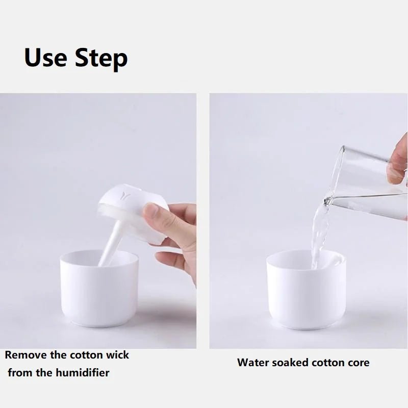 Mini humidificateur d'air USB, diffuseur d'huiles essentielles d'arôme pour la maison et la voiture, brumisateur muet à ultrasons, lampe de document LED, 250ml - FATAONMini humidificateur d'air USB, diffuseur d'huiles essentielles d'arôme pour la maison et la voiture, brumisateur muet à ultrasons, lampe de document LED, 250mlSolutions MaisonFATAON