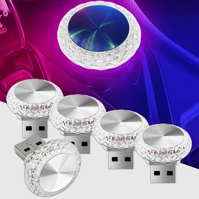 Mini lumière ambiante LED USB Portable pour voiture, lampes d'ambiance décoratives pour intérieur automobile, lumière d'ambiance, lumière d'ordinateur, Plug Play - FATAONMini lumière ambiante LED USB Portable pour voiture, lampes d'ambiance décoratives pour intérieur automobile, lumière d'ambiance, lumière d'ordinateur, Plug PlayAccessoire AutoFATAON