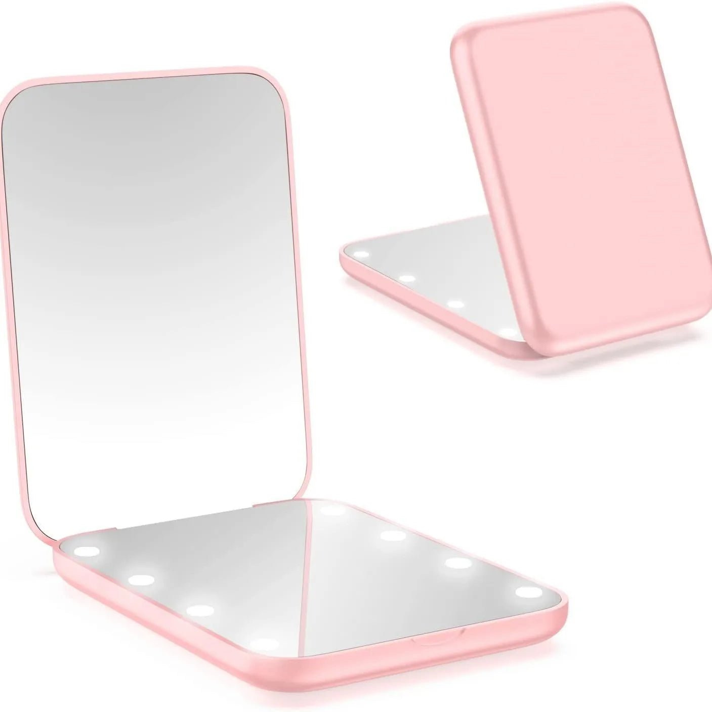 Mini Miroir de Maquillage LED — Lumineux, Portable, Grossissant - FATAONMini Miroir de Maquillage LED — Lumineux, Portable, GrossissantBeauté femmeFATAON