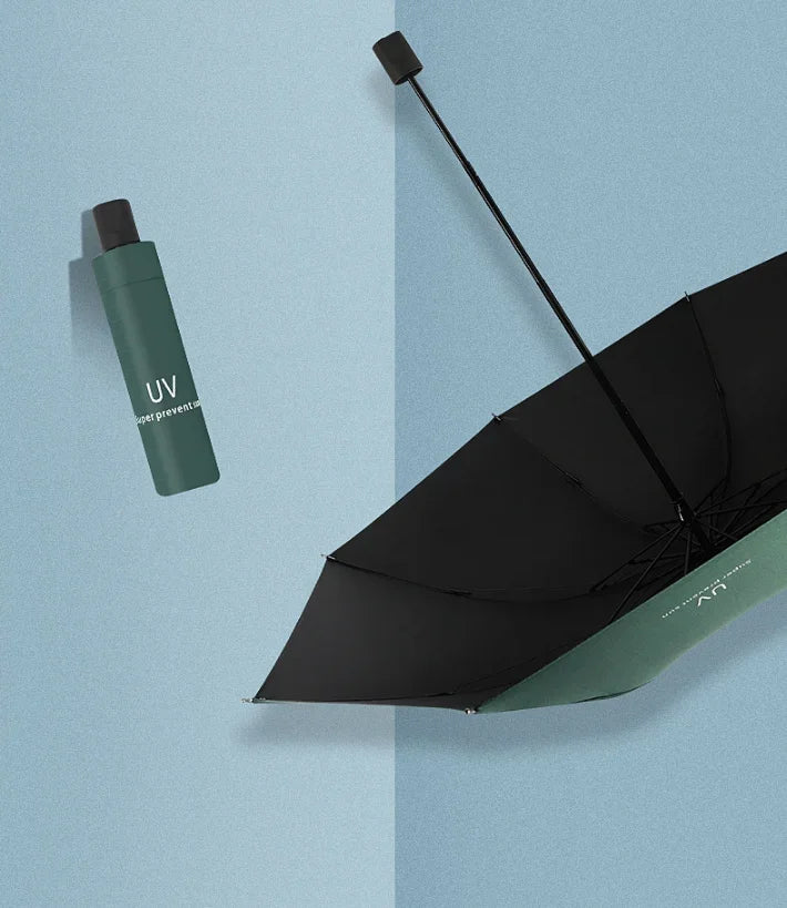 Mini parapluie anti-uv pliable portable de voyage, soleil et pluie, parapluie compact pour voiture, parapluie léger de protection UV coupe-vent - FATAONMini parapluie anti-uv pliable portable de voyage, soleil et pluie, parapluie compact pour voiture, parapluie léger de protection UV coupe-ventSolutions MaisonFATAON