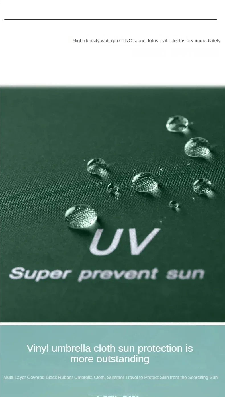Mini parapluie anti-uv pliable portable de voyage, soleil et pluie, parapluie compact pour voiture, parapluie léger de protection UV coupe-vent - FATAONMini parapluie anti-uv pliable portable de voyage, soleil et pluie, parapluie compact pour voiture, parapluie léger de protection UV coupe-ventSolutions MaisonFATAON