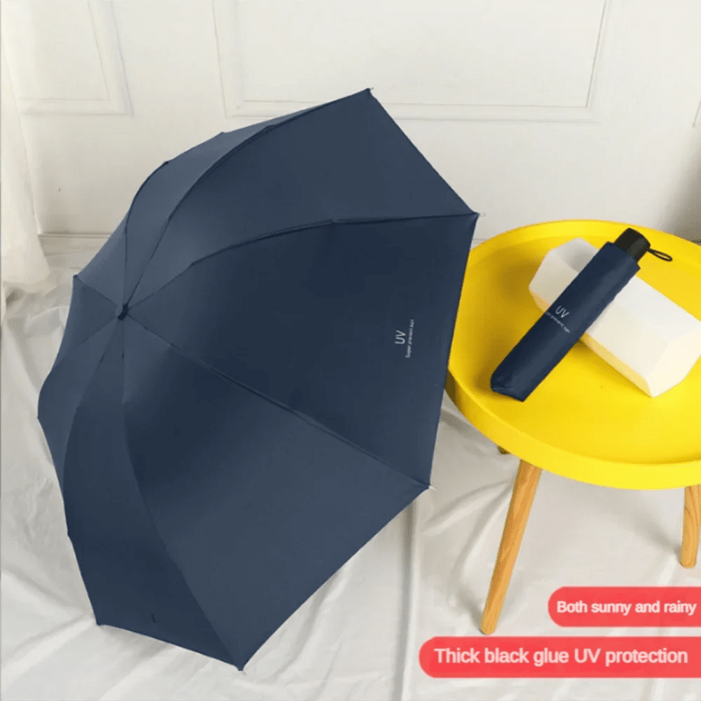 Mini parapluie anti-uv pliable portable de voyage, soleil et pluie, parapluie compact pour voiture, parapluie léger de protection UV coupe-vent - FATAONMini parapluie anti-uv pliable portable de voyage, soleil et pluie, parapluie compact pour voiture, parapluie léger de protection UV coupe-ventSolutions MaisonFATAON