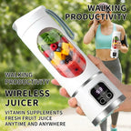 Mini-presse-agrumes électrique 450 ml grande capacité avec moteur puissant, affichage numérique pour glace pilée, tasse à jus rechargeable pour la maison - FATAONMini-presse-agrumes électrique 450 ml grande capacité avec moteur puissant, affichage numérique pour glace pilée, tasse à jus rechargeable pour la maisonSolutions MaisonFATAON