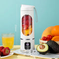 Mini-presse-agrumes électrique 450 ml grande capacité avec moteur puissant, affichage numérique pour glace pilée, tasse à jus rechargeable pour la maison - FATAONMini-presse-agrumes électrique 450 ml grande capacité avec moteur puissant, affichage numérique pour glace pilée, tasse à jus rechargeable pour la maisonSolutions MaisonFATAON