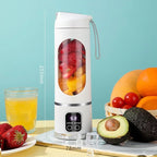 Mini-presse-agrumes électrique 450 ml grande capacité avec moteur puissant, affichage numérique pour glace pilée, tasse à jus rechargeable pour la maison - FATAONMini-presse-agrumes électrique 450 ml grande capacité avec moteur puissant, affichage numérique pour glace pilée, tasse à jus rechargeable pour la maisonSolutions MaisonFATAON