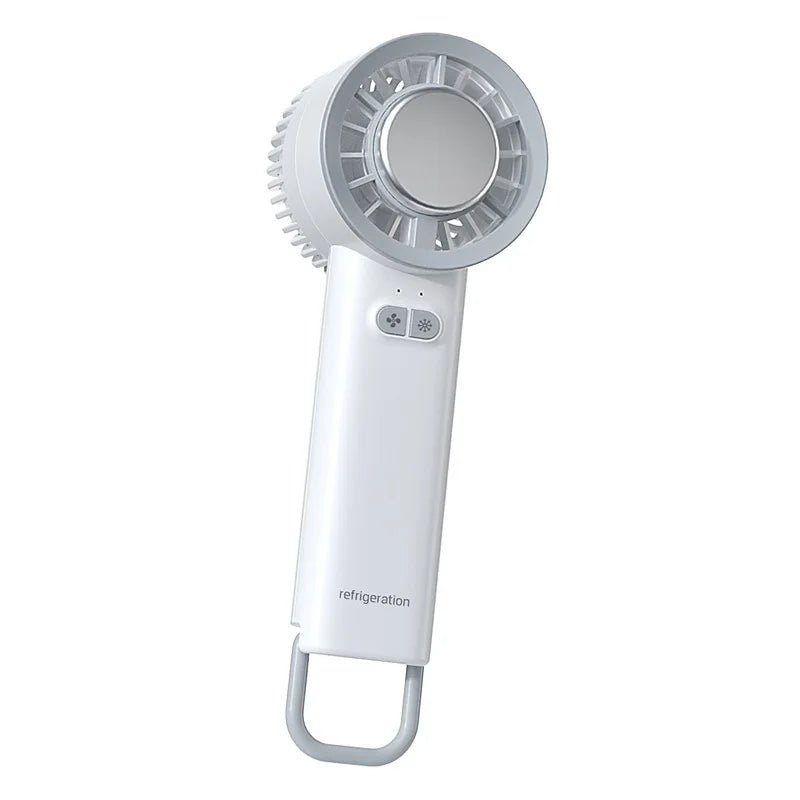 Mini-refroidisseur d'air portable avec plaque de glace, ventilateur portatif rechargeable pour le refroidissement extérieur - FATAONMini-refroidisseur d'air portable avec plaque de glace, ventilateur portatif rechargeable pour le refroidissement extérieurTechnologie IntelligenteFATAON