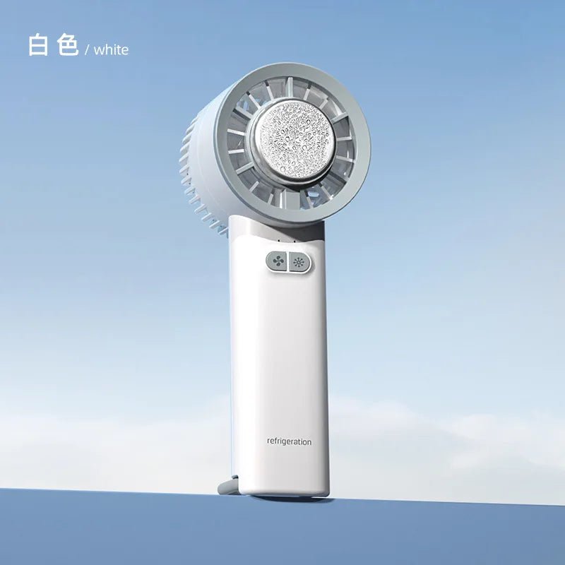 Mini-refroidisseur d'air portable avec plaque de glace, ventilateur portatif rechargeable pour le refroidissement extérieur - FATAONMini-refroidisseur d'air portable avec plaque de glace, ventilateur portatif rechargeable pour le refroidissement extérieurTechnologie IntelligenteFATAON