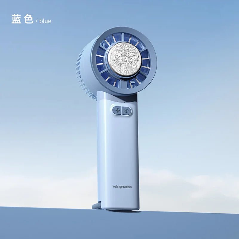 Mini-refroidisseur d'air portable avec plaque de glace, ventilateur portatif rechargeable pour le refroidissement extérieur - FATAONMini-refroidisseur d'air portable avec plaque de glace, ventilateur portatif rechargeable pour le refroidissement extérieurTechnologie IntelligenteFATAON