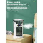 Mini ventilateur de climatiseur Portable USB, silencieux, pour chambre, maison, Camping, humidificateur, brume d'eau, ventilateur de refroidissement, lampe de nuit, refroidisseur d'air - FATAONMini ventilateur de climatiseur Portable USB, silencieux, pour chambre, maison, Camping, humidificateur, brume d'eau, ventilateur de refroidissement, lampe de nuit, refroidisseur d'airSolutions MaisonFATAON