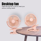 Mini ventilateur portatif à pince à main, chargeur USB, ventilateur électrique silencieux de bureau, haute qualité, dortoir d'étudiants, petits ventilateurs de refroidissement - FATAONMini ventilateur portatif à pince à main, chargeur USB, ventilateur électrique silencieux de bureau, haute qualité, dortoir d'étudiants, petits ventilateurs de refroidissementMaison & BricolageFATAON